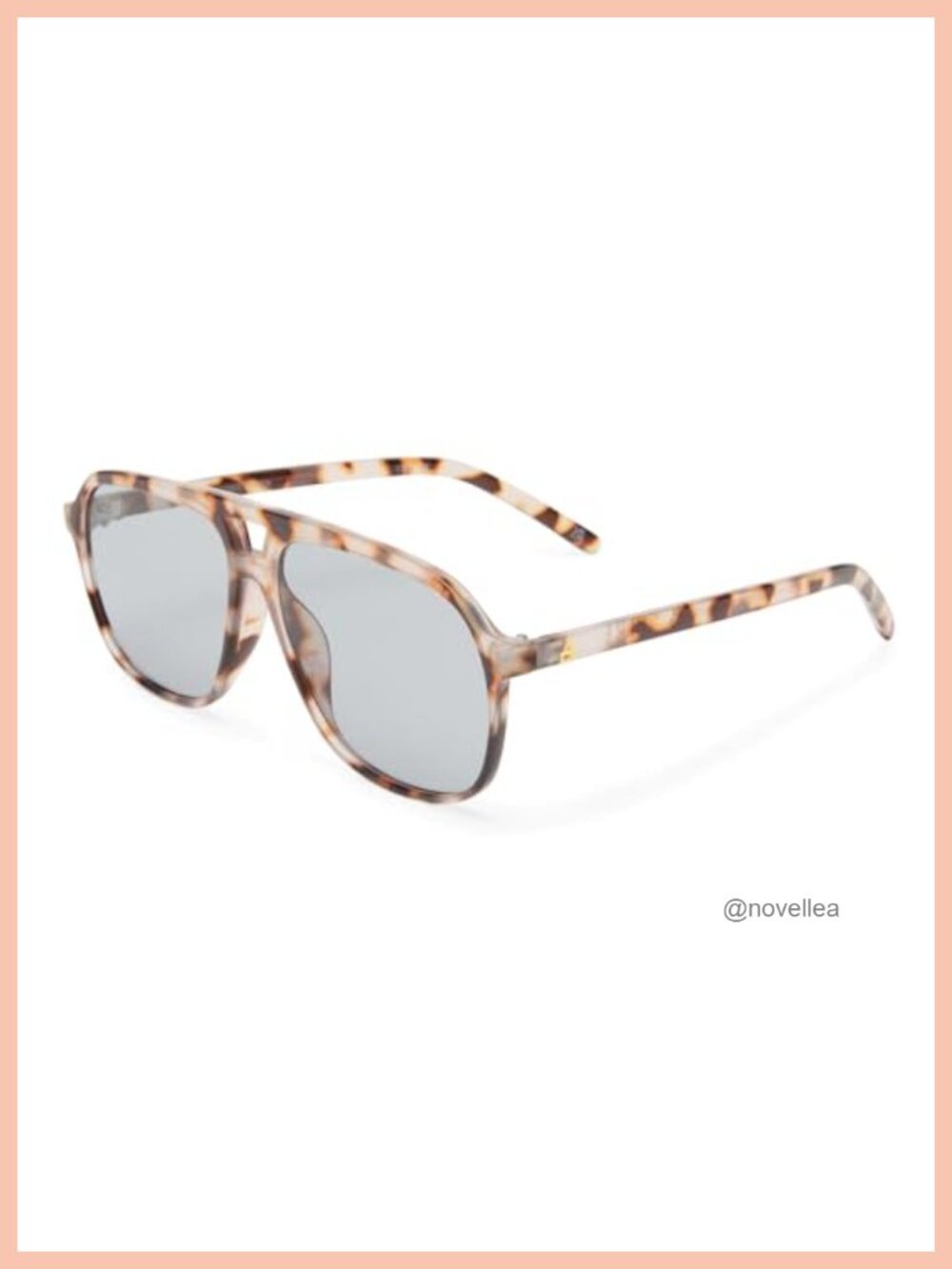 Women's Aviator Sunglasses Tortoiseshell Acetate UV Protection Non-polarized